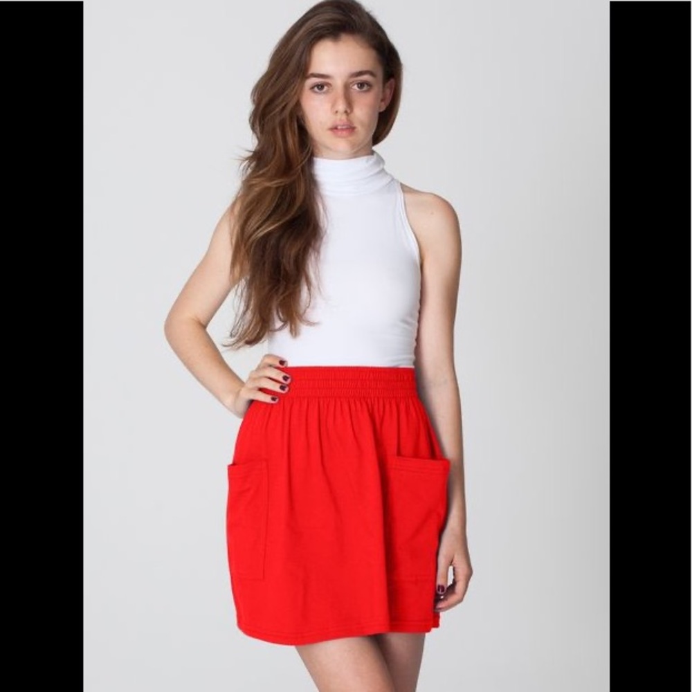 American Apparel Pocket Skirt